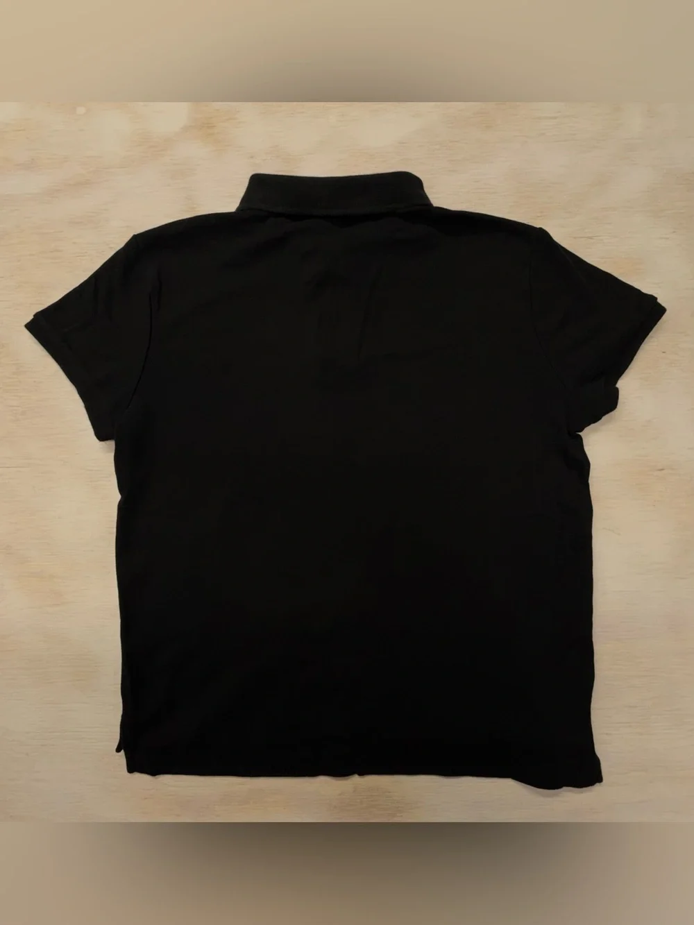 Vintage 90’s Ralph Lauren Sport Black Polo with White Pony Logo Boy’s XL